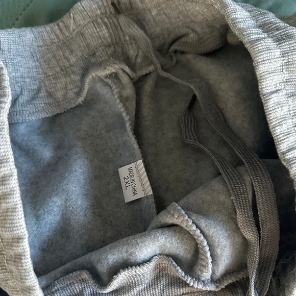 4 Pair Gray Jogger Sweatpants Bundle 2XL Lounge Pants - Picture 13 of 13